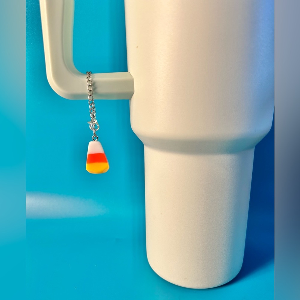 Candy Corn Tumbler Charm